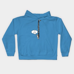 Bass Clarinet Kids Hoodie